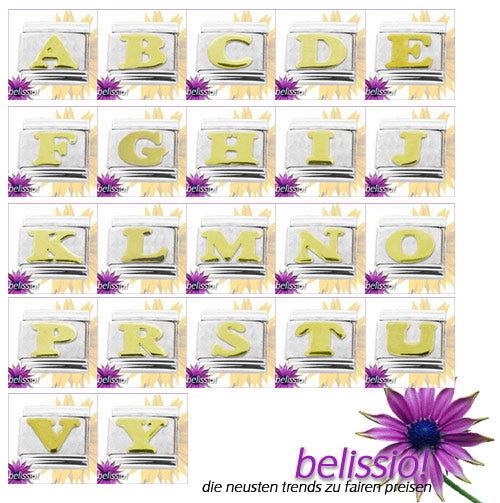 Italian Charm Buchstaben / Classic 9mm